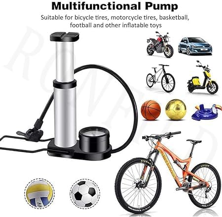Heavy-Duty Foot Pump with Gauge 🚗 | Fast, Portable & Powerful Inflator
