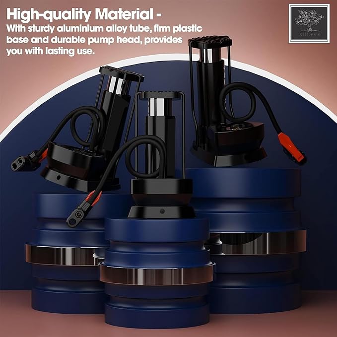Heavy-Duty Foot Pump with Gauge 🚗 | Fast, Portable & Powerful Inflator